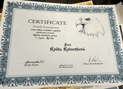 Certifikát 1